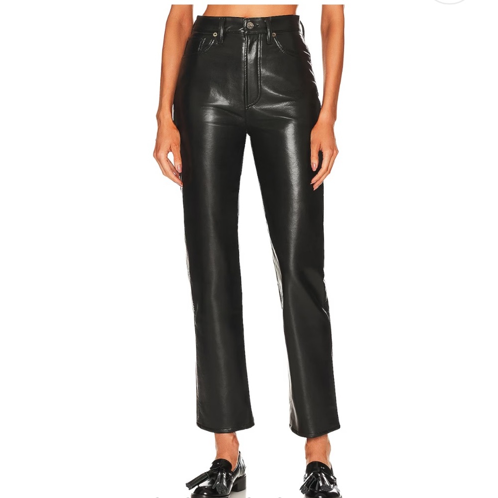 Agolde 90s straight leather pants 23